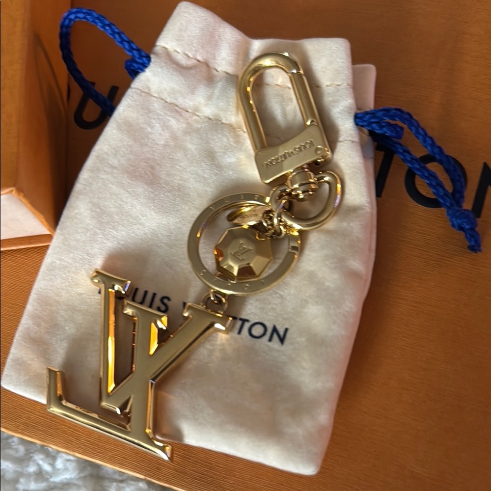 Louis Vuitton Gold Keychain